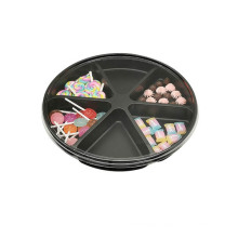 Custom PET Round 6 Compartment Biscuit Blister Insert Tray